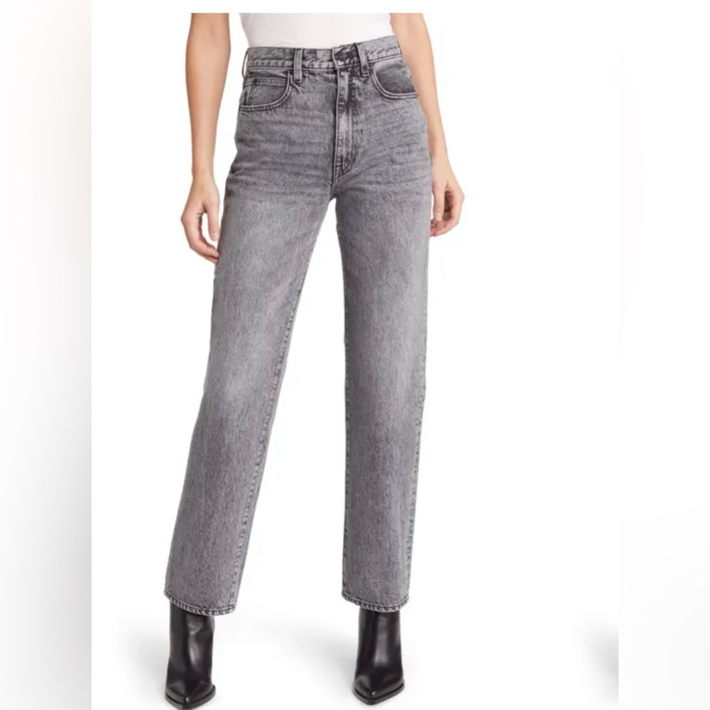 SLVRLAKE
London High Waist Straight Leg Jeans in
Color: After Hours - Picture 7 of 7